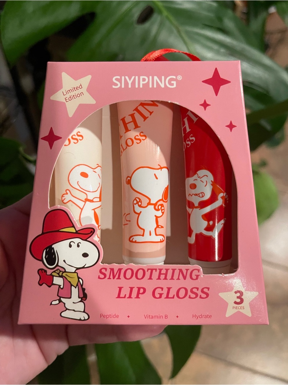 Snoopy Smoothing Lip Gloss Trio